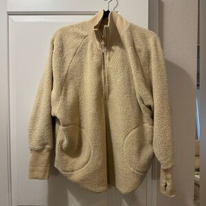 Aerie Teddy Quarter Zip Up